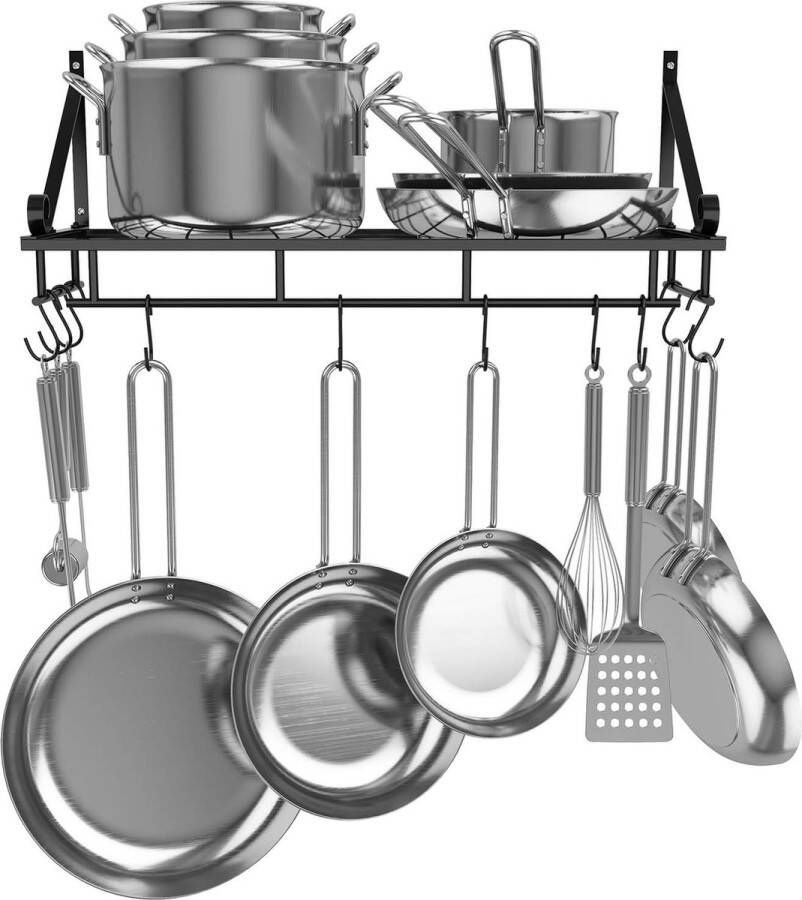 Pannenrek pannenplank rack organizer \ Opbergrek