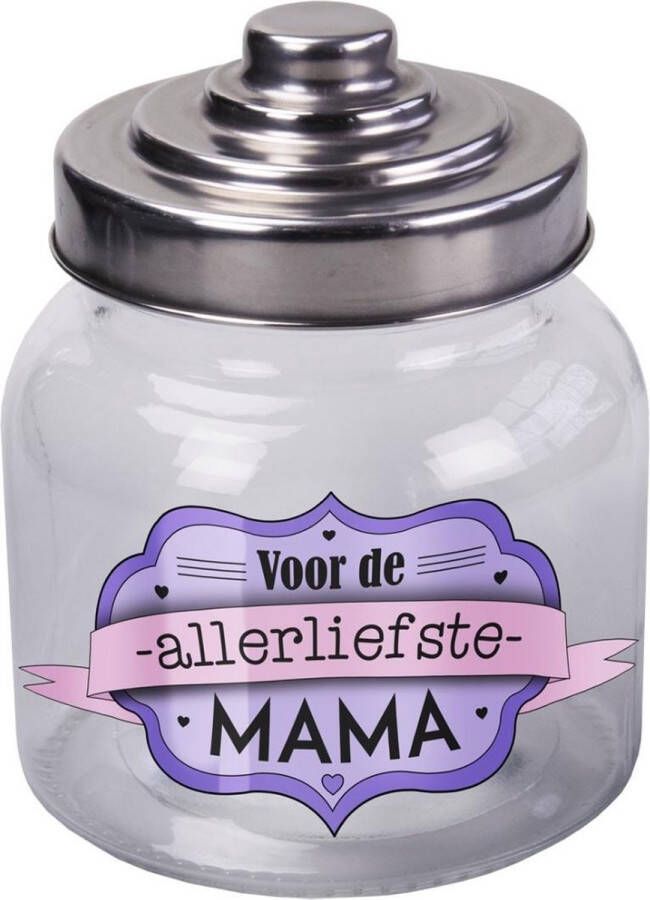 Paper Dreams Snoeppot Mama Glas Transparant 800 ml