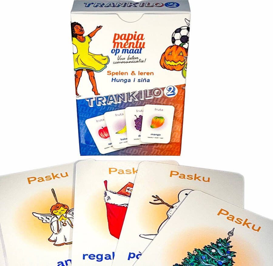 Papiaments kwartetspel Trankilo2 Papiaments leren Spelen en leren