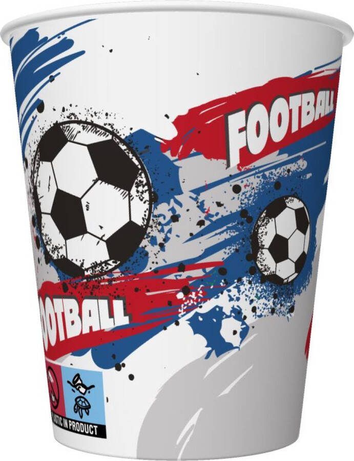 Papieren bekers For Football Lovers Voetbal