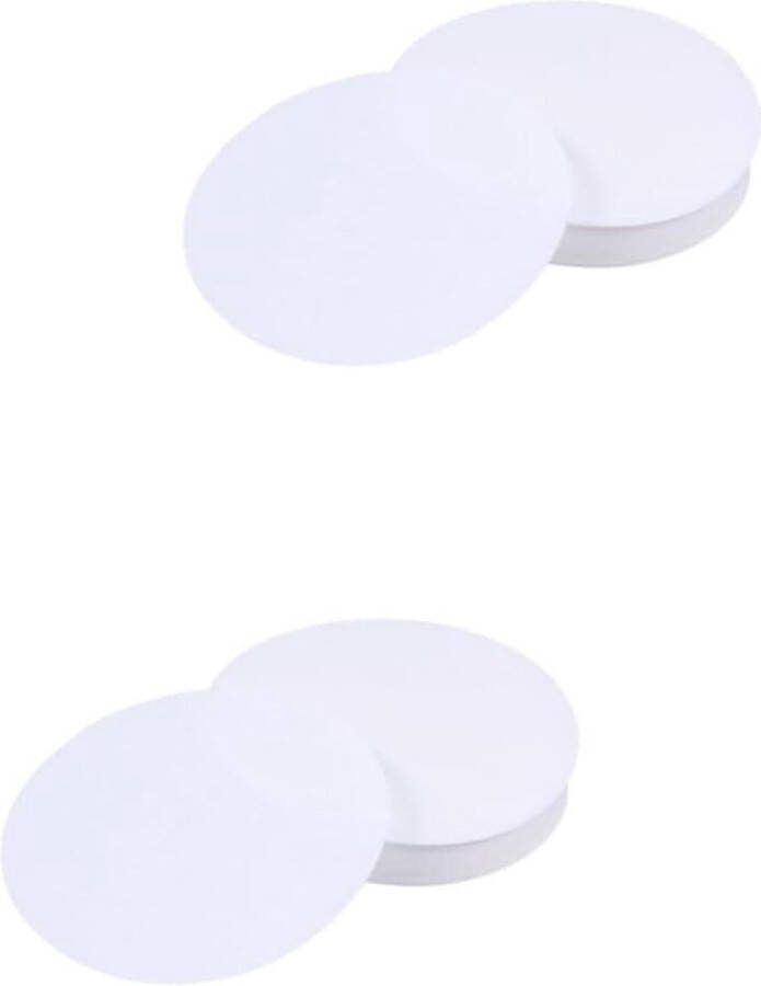 Papieren koffiefilters 200 stuks ronde medium flow filterpapier laboratoria apart luchtfilter zeef filter papier filtreerpapier Koffiezetapparaat CD lapje koker