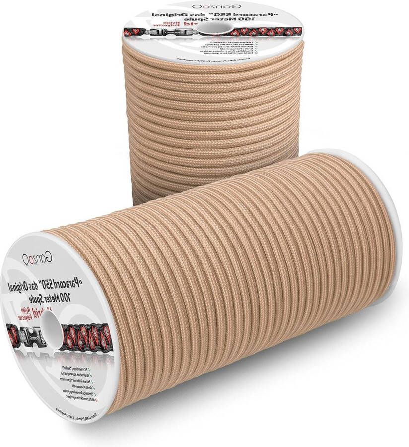 Paracord 550 hybride touw voor armband-riem-halsband nylon-polyester 100 meter