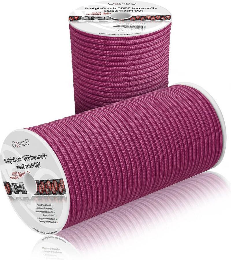 Paracord 550 touw hybride voor armband-riem-halsband nylon polyester 100 meter