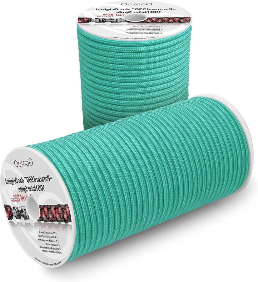 Paracord 550 touw voor armband riem halsband nylon polyester hybride 100 meter nieuwe uitvoering