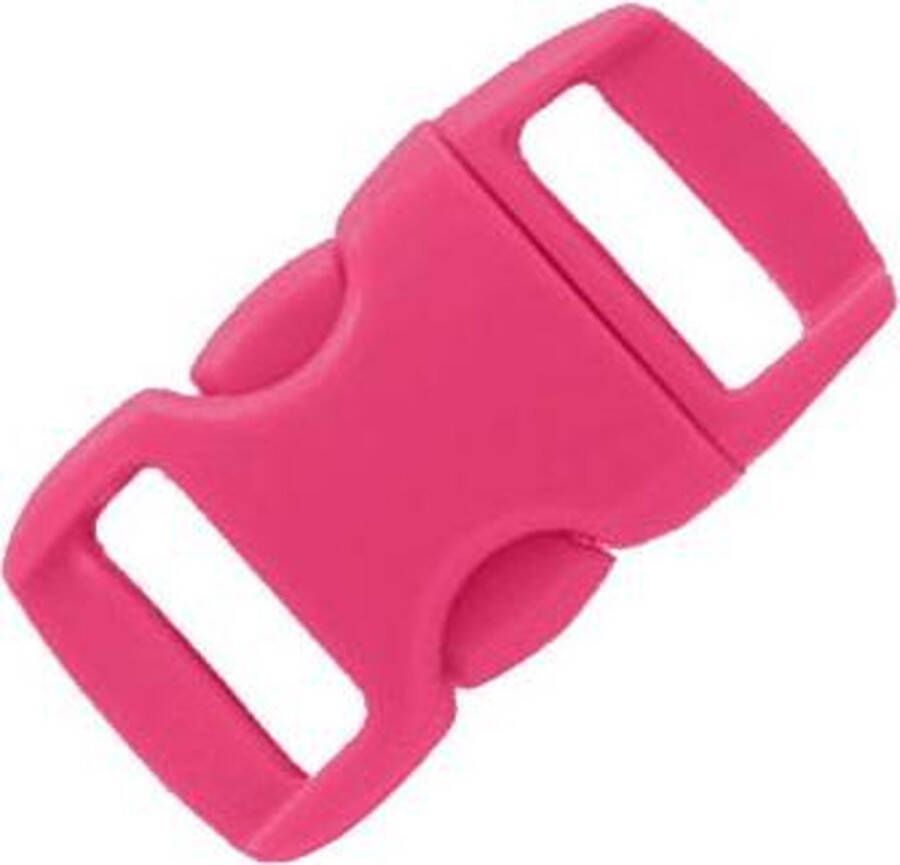 Paracord buckle sluiting Neon-Pink #29 (3 stks)