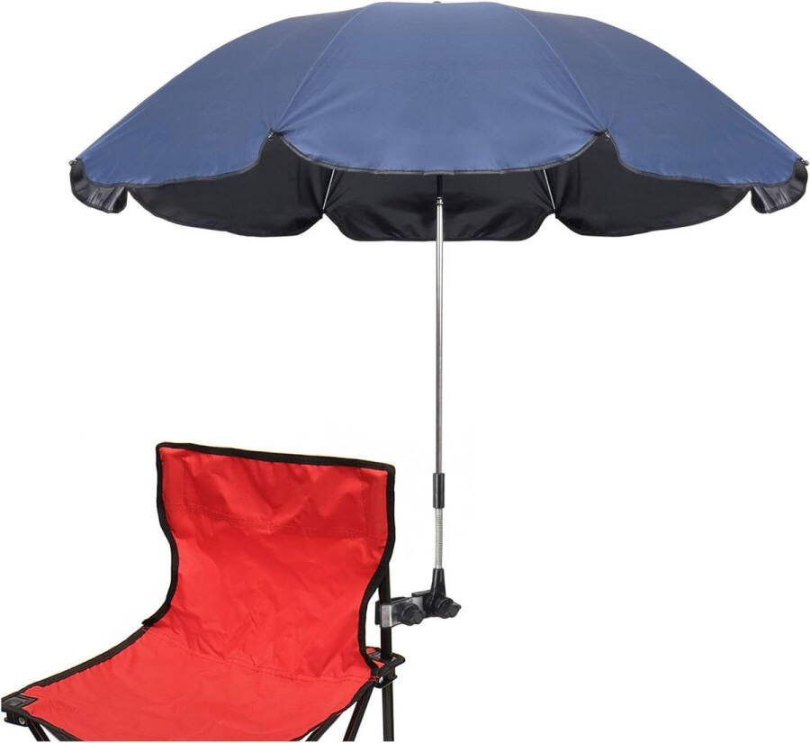 Parasol klem GRANDMEI stoel verstelbare parasol klem oppervlak 115 cm UPF 50+ terrasstoel strandstoel. parasol klem