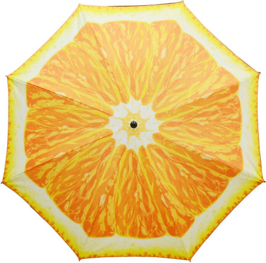 Parasol sinaasappel fruit D180 cm UV-bescherming incl. draagtas