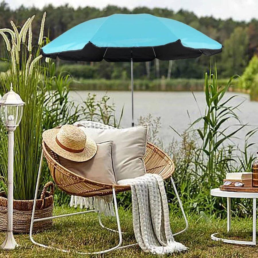Parasol voor stoel verstelbare klem oppervlak 105 cm UPF 50+ strandstoelen kinderwagens
