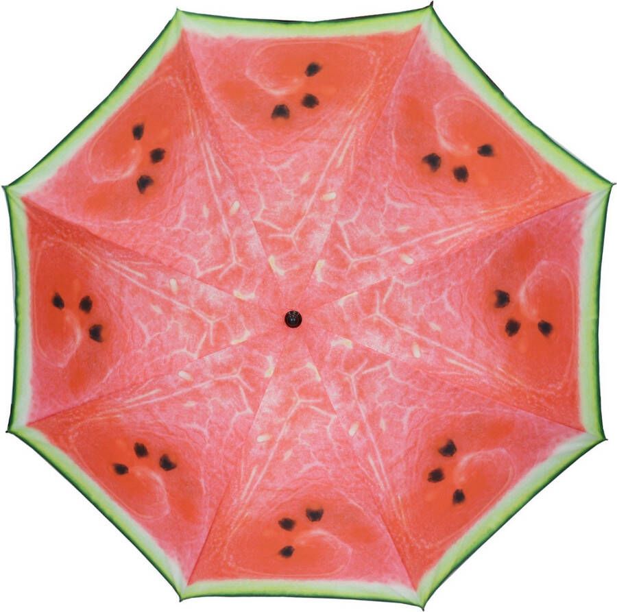 Parasol watermeloen fruit D180 cm UV-bescherming incl. draagtas
