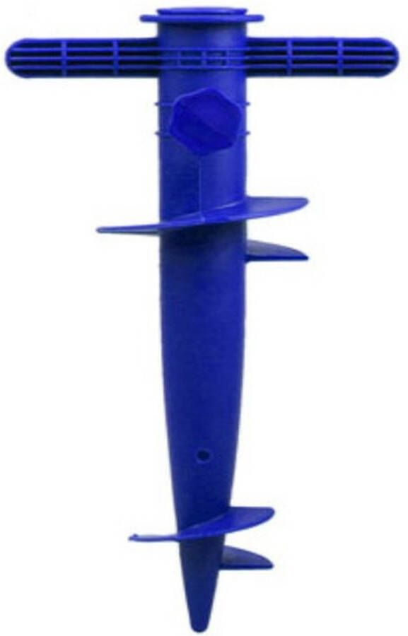 Merkloos Parasolharing blauw kunststof D22-32 mm x H31 cm Parasolvoeten
