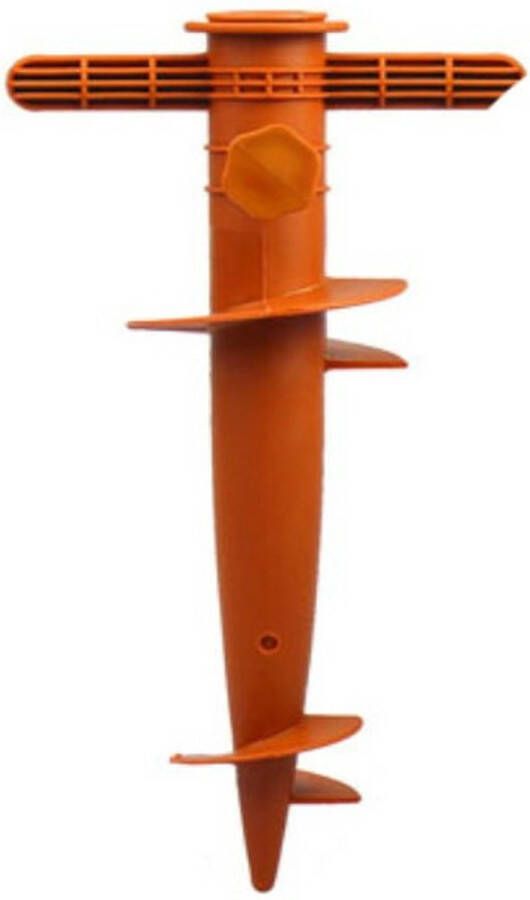 Merkloos Parasolharing oranje kunststof D22-32 mm x H31 cm Parasolvoeten