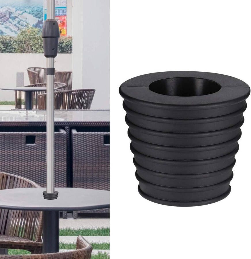 Parasolvoet voor tafel gat in terras Stabiliteit en Houden Past 38 cm Paraplu parasolvoet