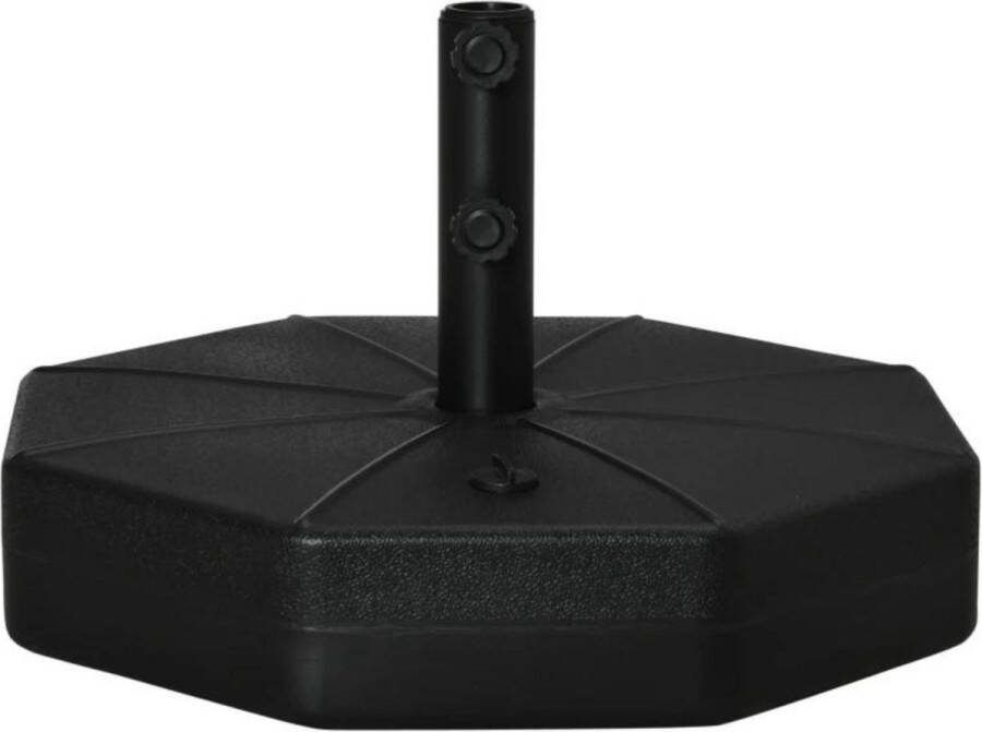 Parasolvoeten Voet Parasol Tuin Zwart -Ø60 x 36H cm