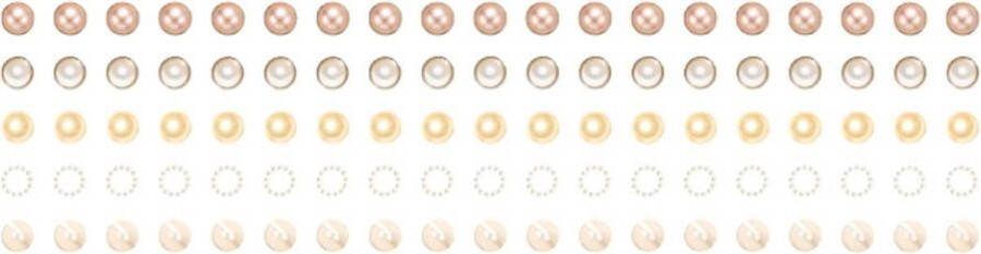 Merkloos Sans marque Parel Stippen Washi Tape Stickers | Leuke To Do Dots | Bullet Points | Takenlijstjes Maken | Organizing | Organiseren| Taken lijst Maken | Planning | Planner Maken | Plannen | Bullet Journal | Journalling | Masking Tape | Parels Glimmend Schitterend