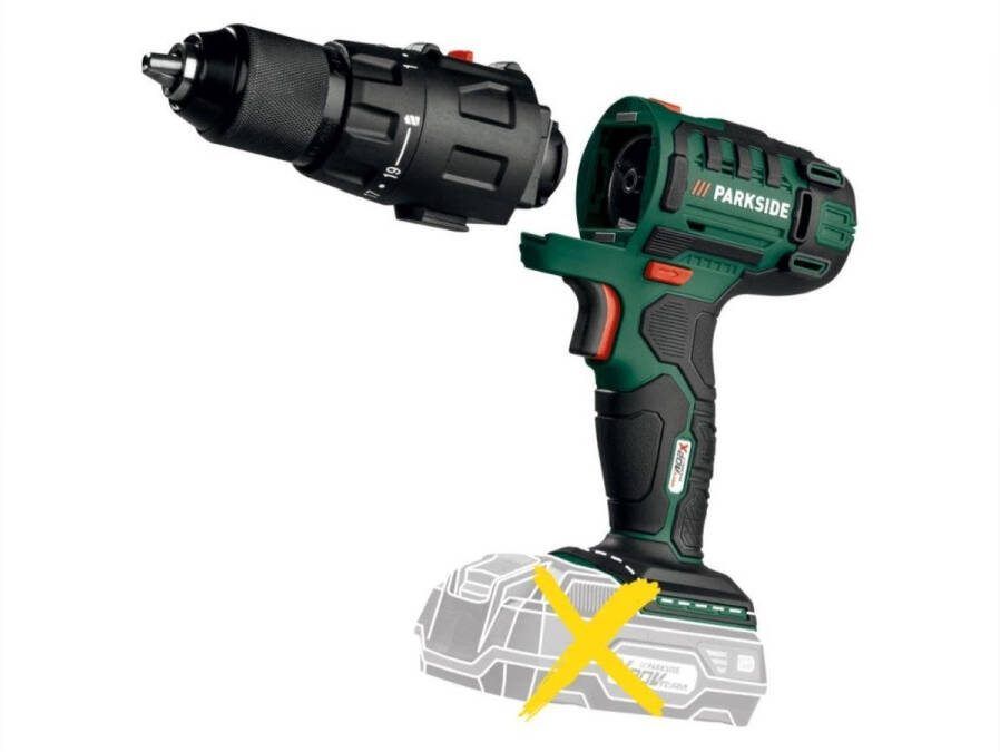 PARKSIDE 4-in-1 accu-combi-apparaat PKGA- 20 li C2 20V zonder accu en lader 4-in-1: schroefboormachine schuurmachine reciprozaag en een multitool