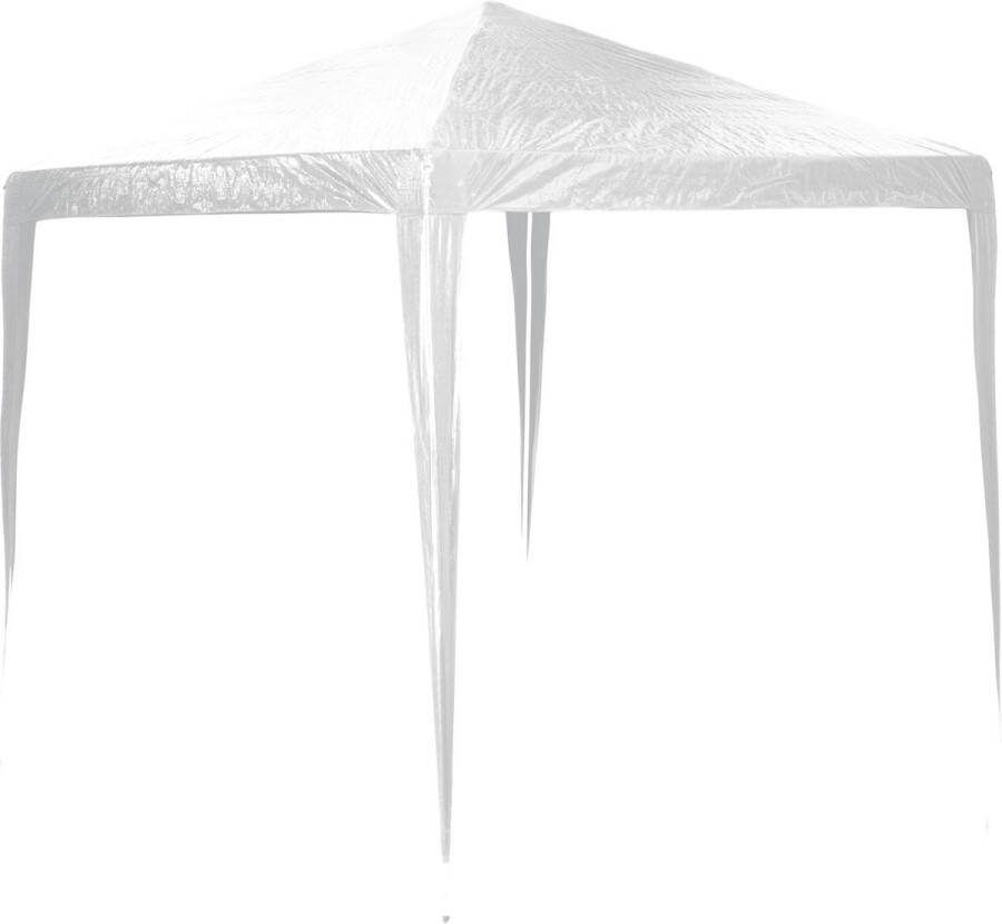 Partytent 3x3m Opbouwbaar Geen zijwanden Wit