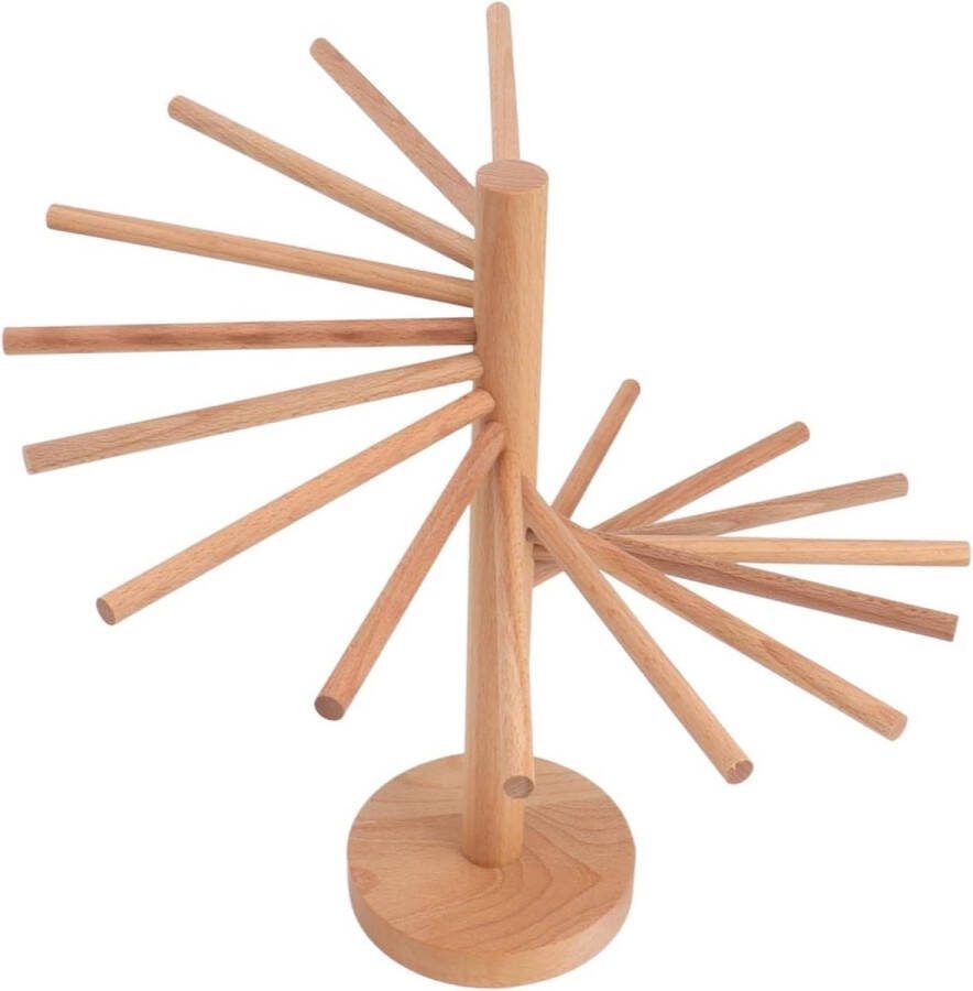 Pasta Drying Rack 16 Hanging Rods Noodle Dryer Holder Detachable Collapsible Solid Wood Hanger Homemade Fresh Noodle Stand Kitchen Use pasta droogrek