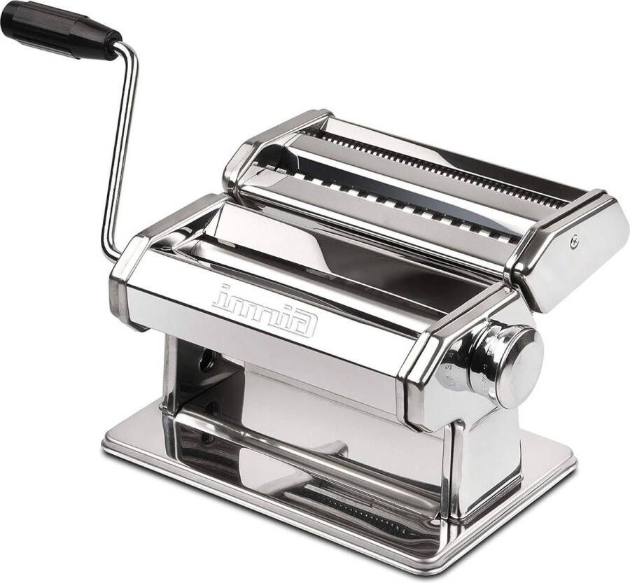 Pasta Machine 9 instellingen Aluminium Wielen 15 cm Roestvrij Staal