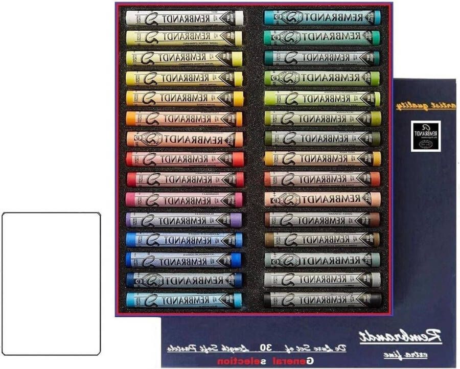 Pastel Set Sticks 30 Algemene Selectie zacht pastelkrijt extra fijn artistieke kwaliteit