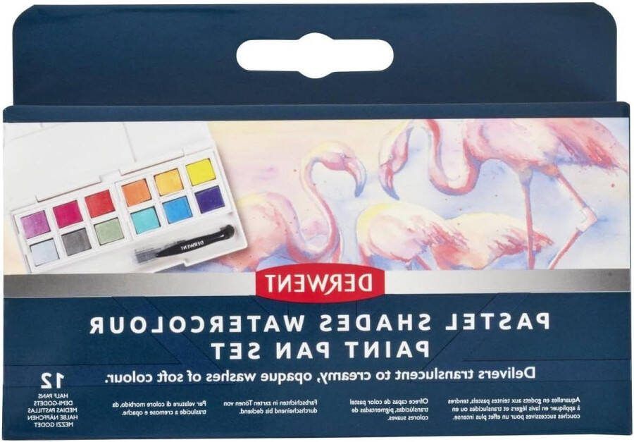 Pastel Verfset Wateroplosbaar 12 x 1 2 napjes Gouache-stijl Schilderen Professionele Kwaliteit