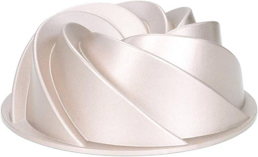 Patisserie design tulbandvorm 24 cm taille vorm in verschillende uitvoeringen koper metallic hoogwaardig aluminium gegoten (Rondello)