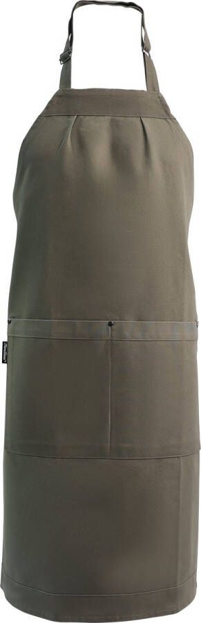Pavelinni UITVERKOOP Halter Horeca Schort Keuken kookschort nekband halsschort Horeca sloof Berlin Olive groen khaki