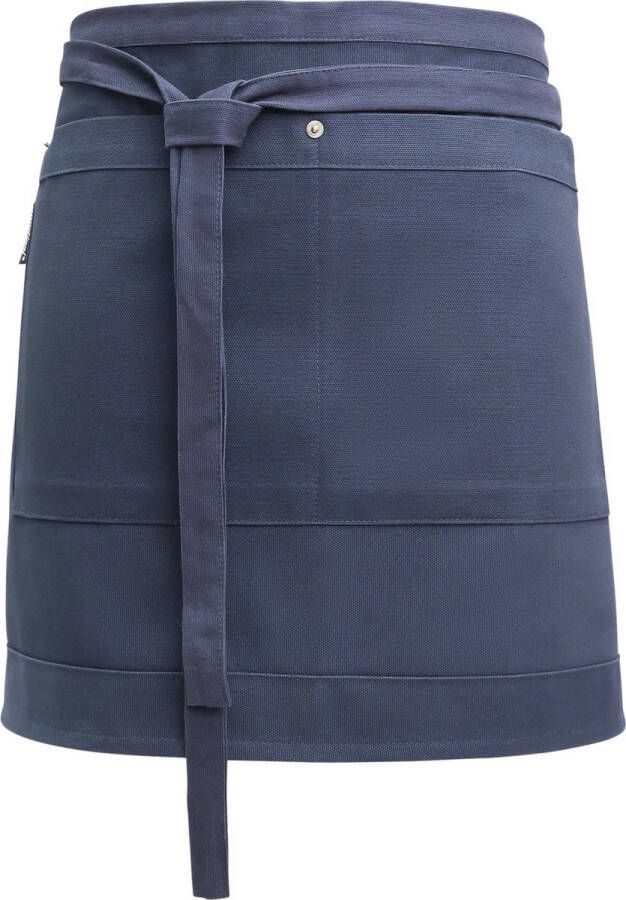 Pavelinni UITVERKOOP Korte Horeca Schort Keuken kookschort Horeca sloof Berlin Blauw Indigo