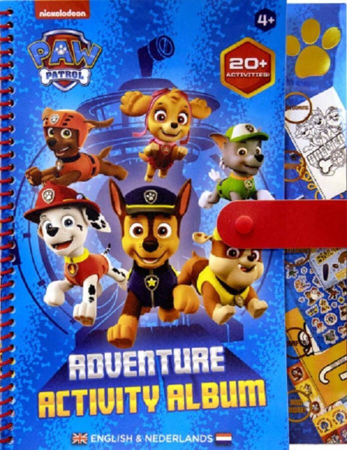 PAW Patrol Adventure activiteitenboek Stickers Kleurplaten en opdrachten