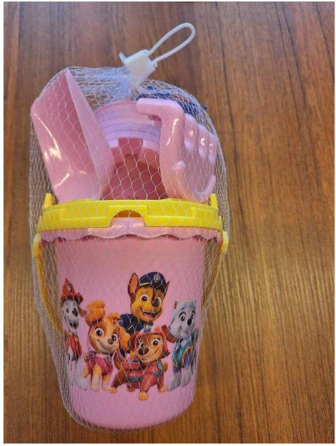 Paw Patrol Emmer & Schep set Strandsetje zandspeelgoed 4 onderdelen Roze Kleur