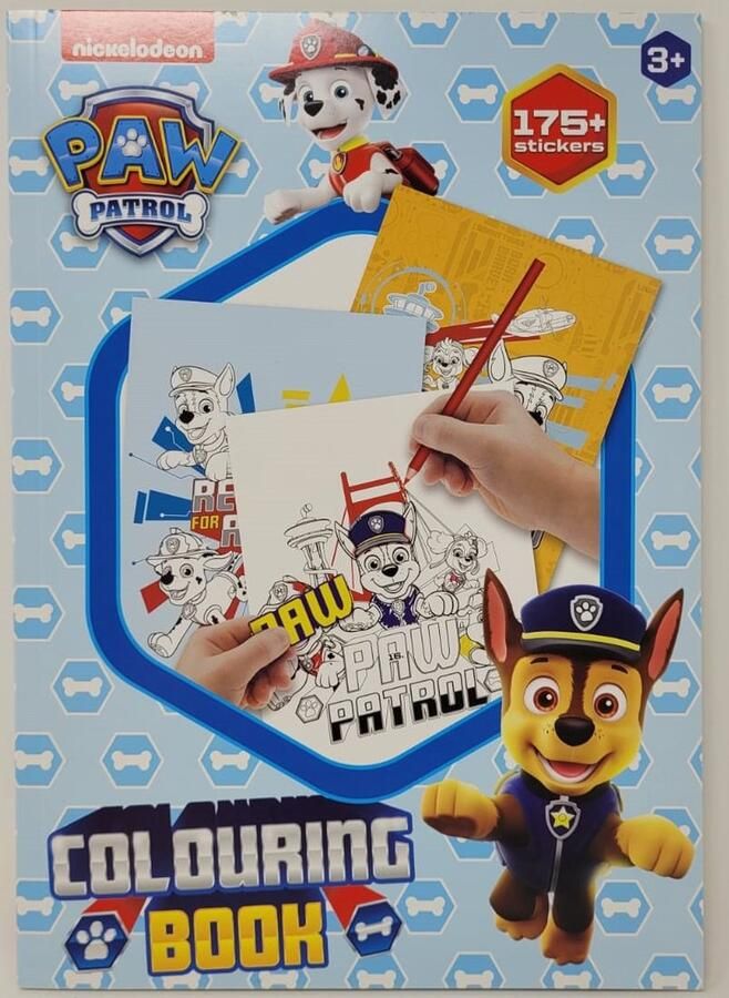 PAW PATROL KLEURBOEK MET 175 STICKERS !