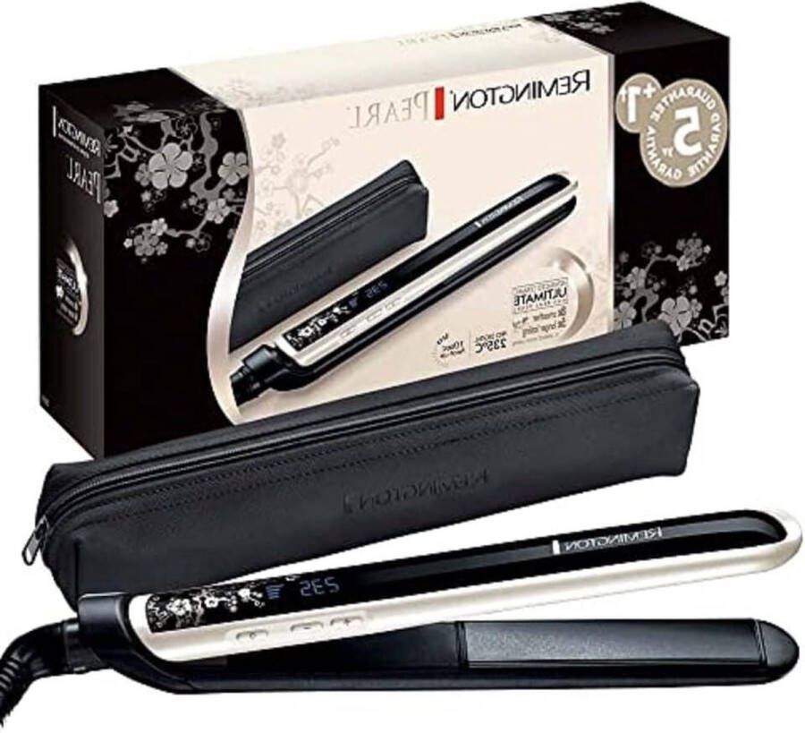 Pearl Stijltang Met Keramische Coating En Flexibele Platen Makkelijker Door Het Haar Glijden LCD-display 150-235 °C hair straightener S9501