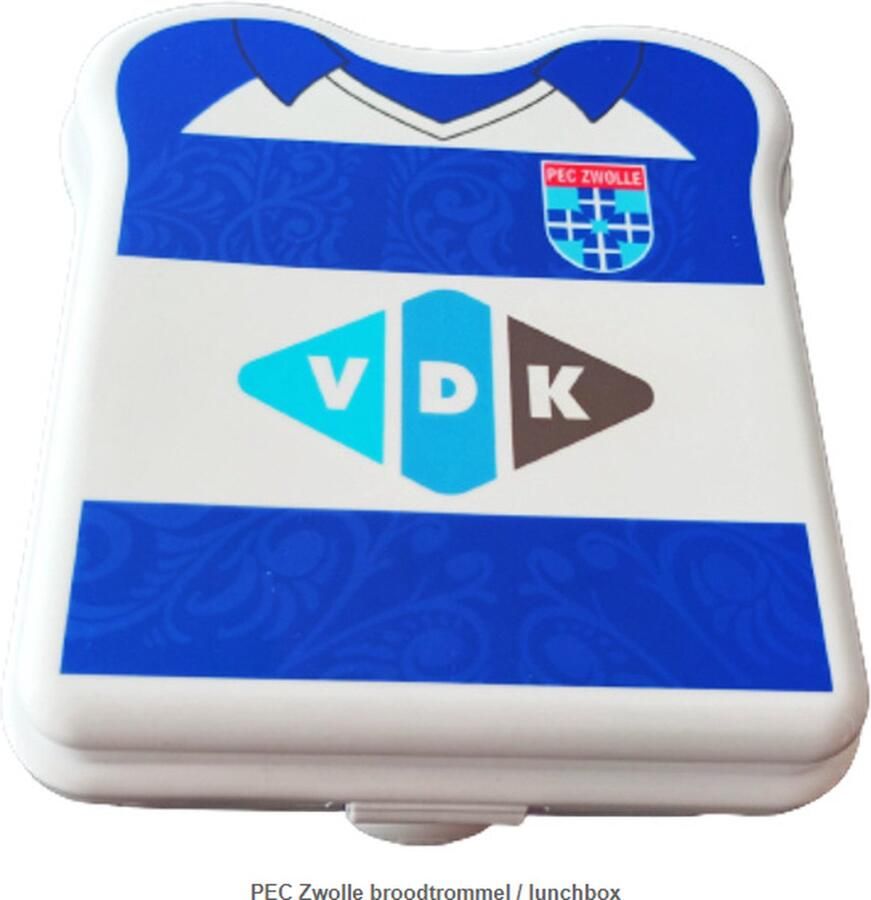 PEC Zwolle broodtrommel lunchbox
