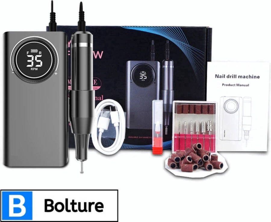 Pedicureset Electrisch Manicure Set Professioneel Elektrische Nagelvijl Nagelfrees Voeten