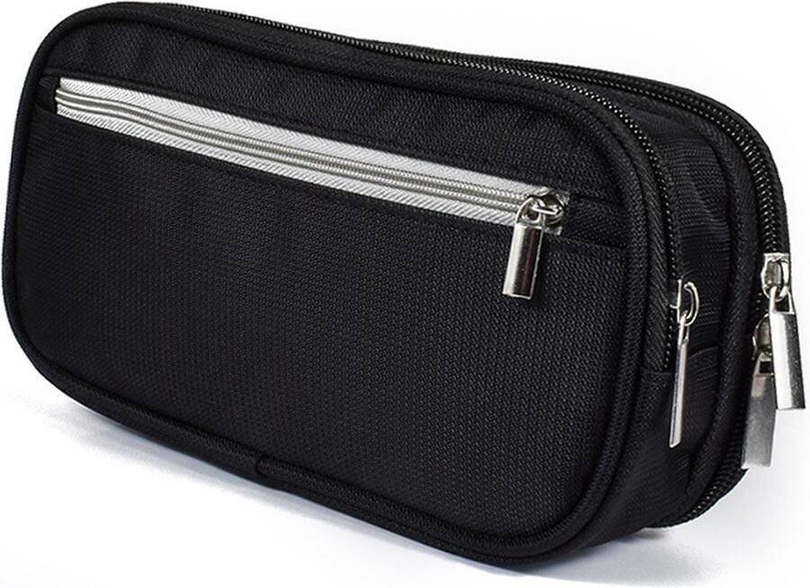 Pennen Etui Large Pennenzak voor Kinderen en Volwassenen Schooletui voor Jongens en Meisjes Back To School Zwart Multifunctionele pen tas Etui voor potlood Zak voor de pen hoog volume