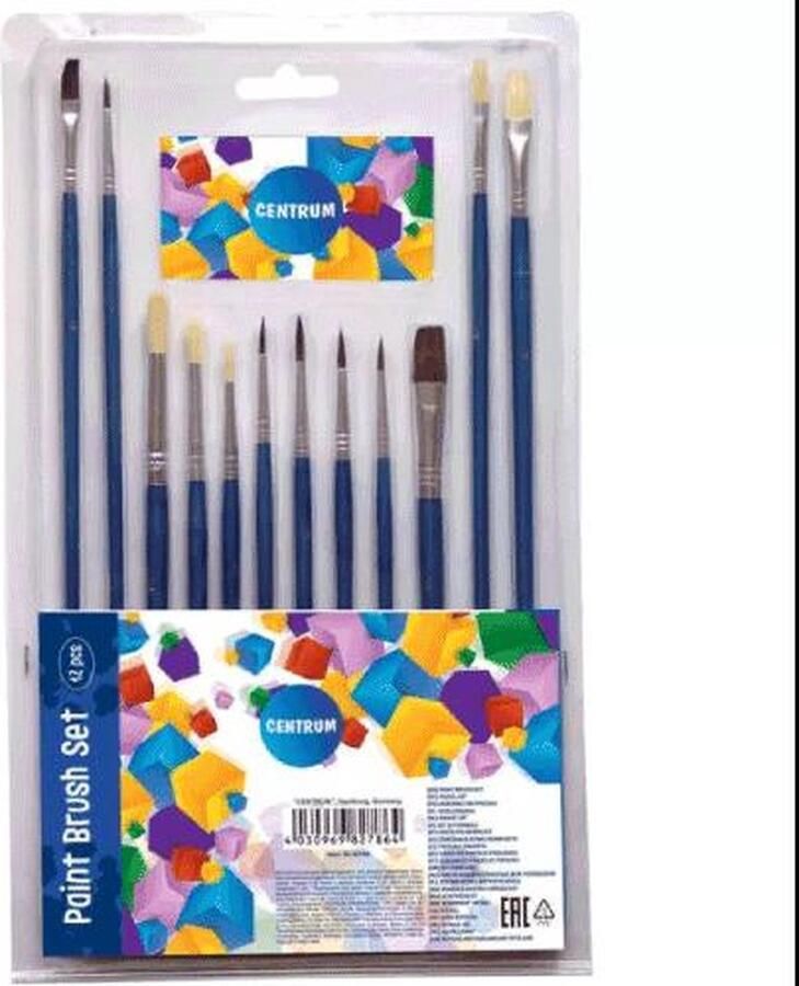 Penseel 12 Stuks Assortiment Centrum