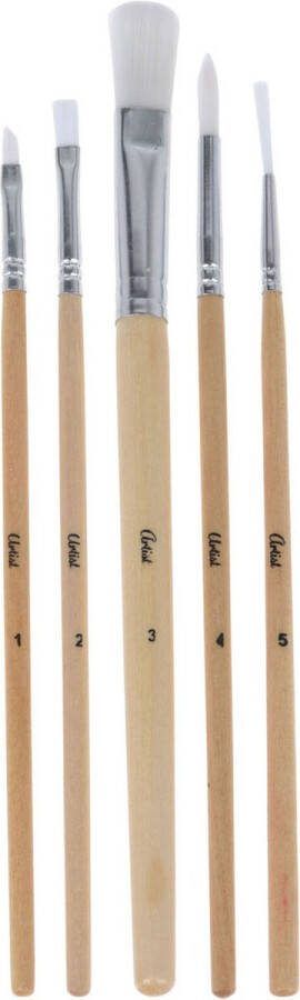 Penselen set 5 stuks
