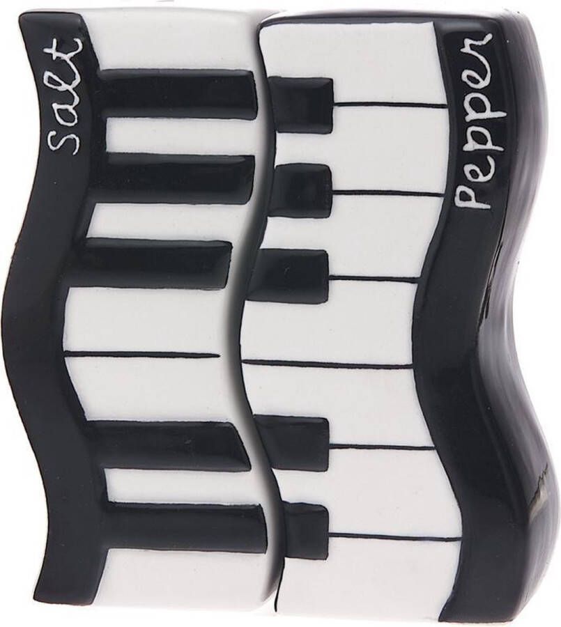 Peper en zout stel golvende Pianotoetsen