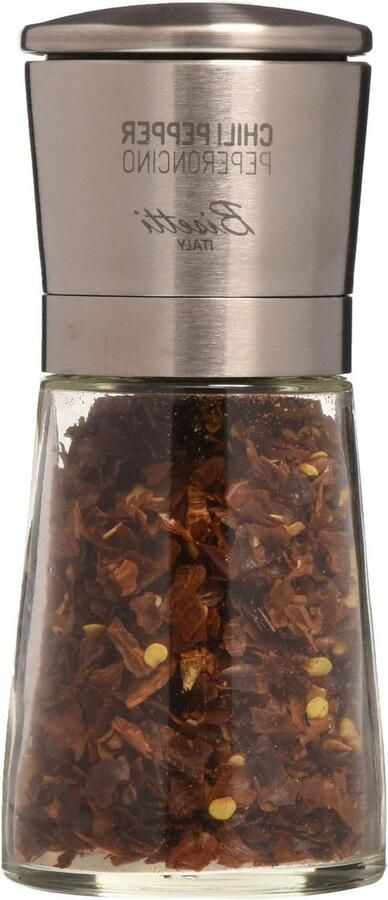 Peper Mill Glas en Roestvrij Staal Transparant One Size Handmatige Molen voor Chili Peper