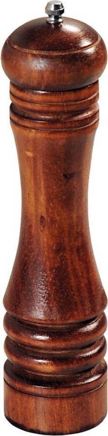 Kesper Pepermolen Rubberhout Ø6 Hoogte 26.5 Cm Zoutmolen en kruidenmolen Peper Zout Kruiden molen Keramisch maalwerk 26.5Cm