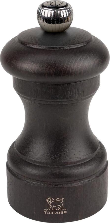 Pepermolen van donker hout 10cm ideaal voor in de bistro