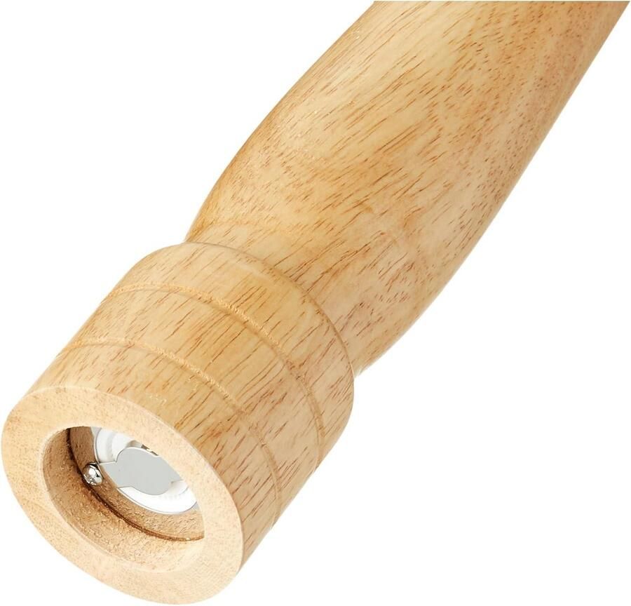 Pepermolen van rubberboom 38 cm Natuurlijke Housewares rubberhout Hevea 7x7x39