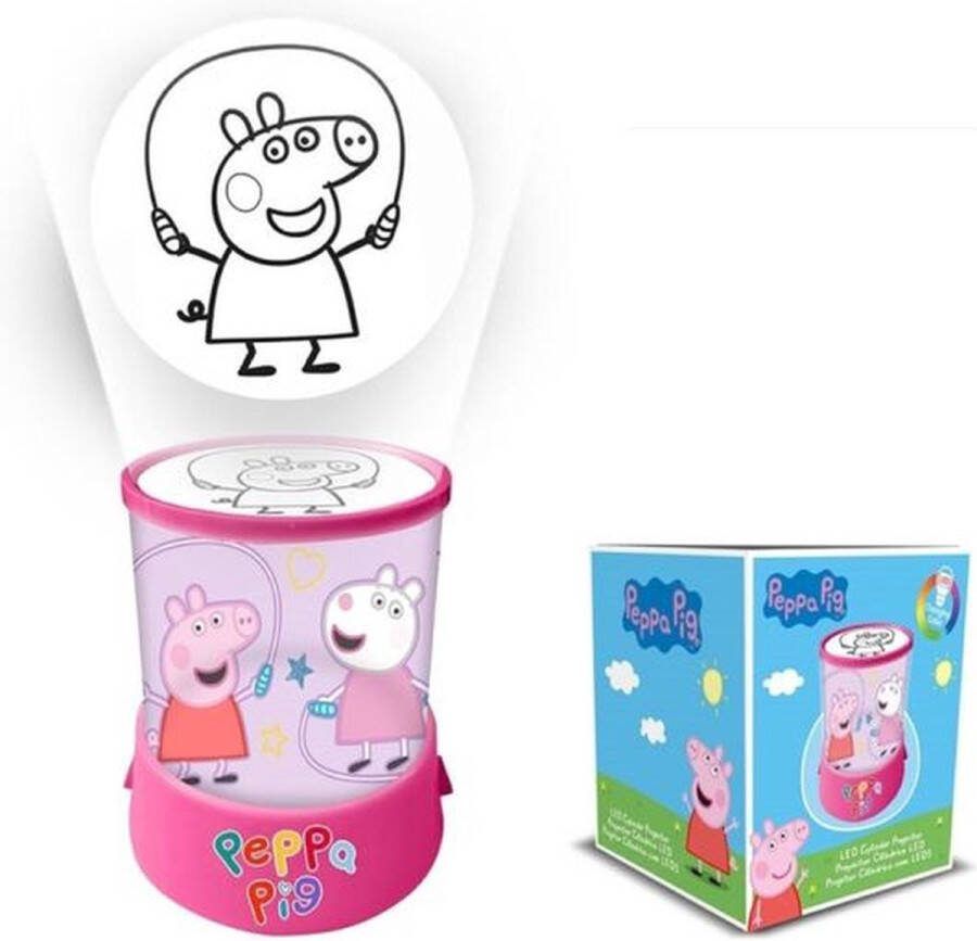 Peppa Pig Projectorlamp Nachtlamp Kamerlamp Bureaulamp 10 x 16 CM