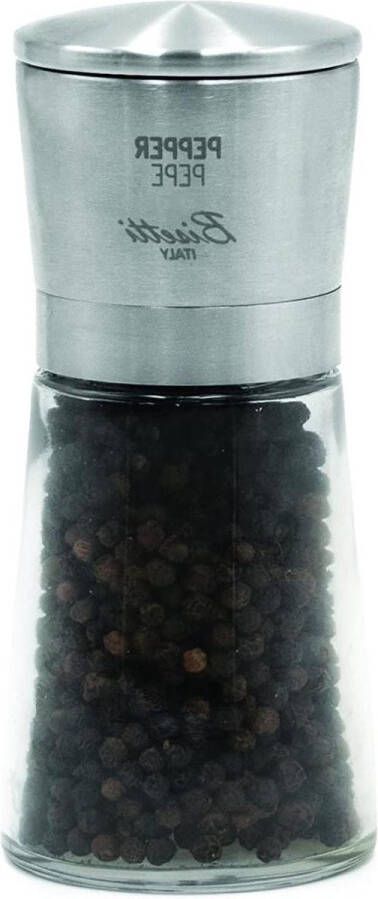 Pepper Mill Glas Roestvrij Staal Transparant Keukenmolen Snufje Zout