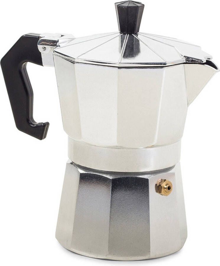 Percolator voor 3 kopjes Koffiezetapparaat Espressomaker Geschikt voor gas- en elektrische fornuizen