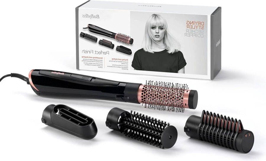 Perfect Finish Föhnborstel 1000W Airstyler Multistyler Volume Steilen Stylen Drogen Ionische Anti-Pluis Technologie