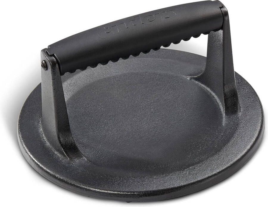 Perfecte Gietijzeren Burgerpers voor Smashed Burgers Ergonomische Handgreep BBQ Accessoire