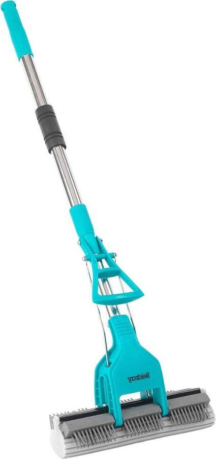Pet Plus+ Slimline PVA dweil en borstel met telescopisch handvat 90-120 cm Ideaal voor harde vloeren
