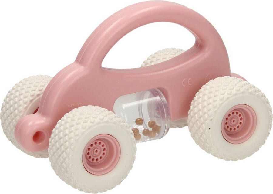 Peuter Speelgoedauto met Rammelaar Pastel Roze