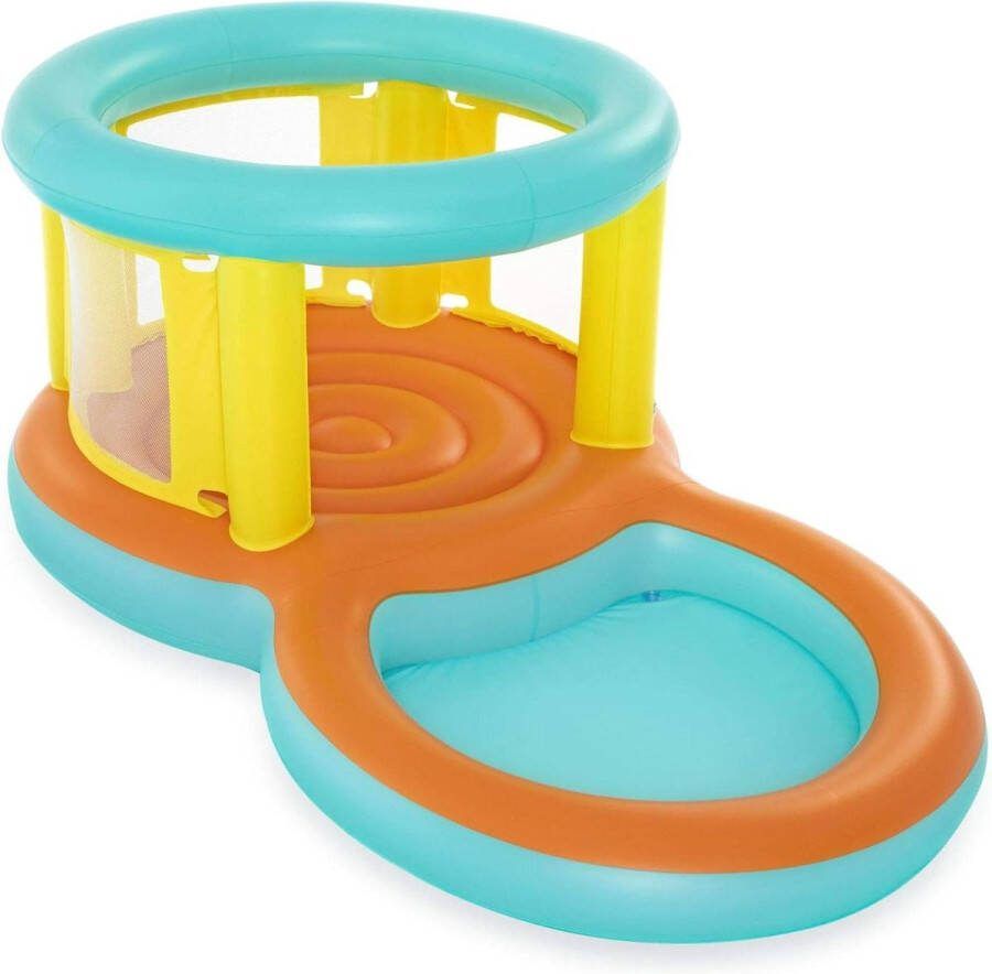 Peuter zwembad met glijbaan Kinderzwembad Bestway 239 x 142 x 102 cm 70 L Speeltuin Peuter zwembad met glijbaan