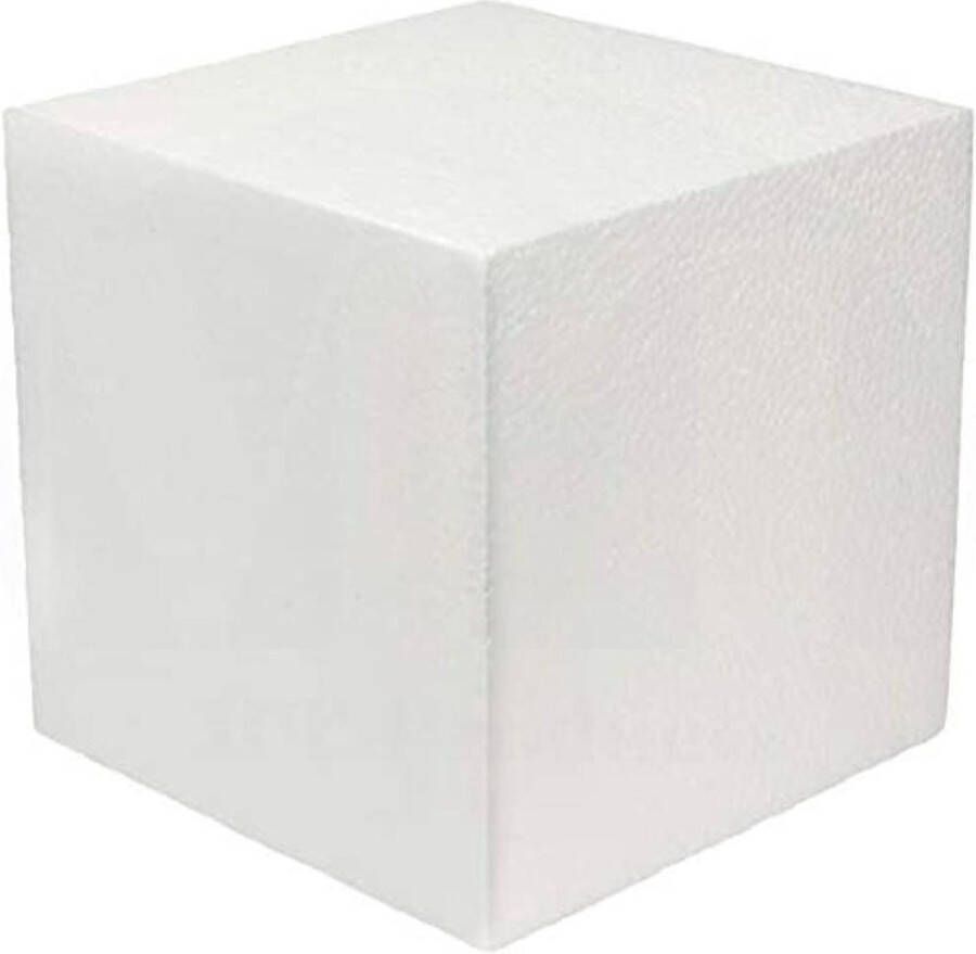 Piepschuim kubus 30 cm hobbybasisvoorwerp Isomo vierkant blokken blok handvaardigheid